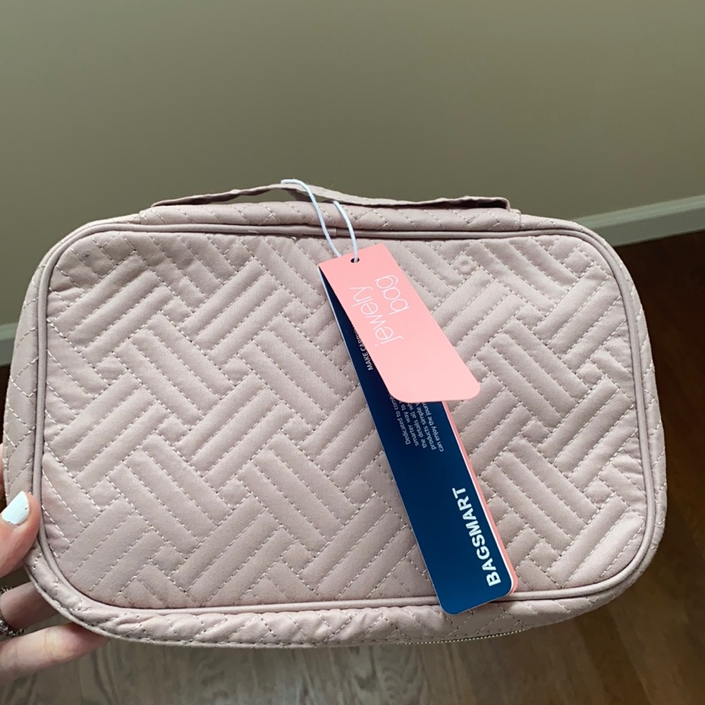 Soft Pink Jewelry Bag